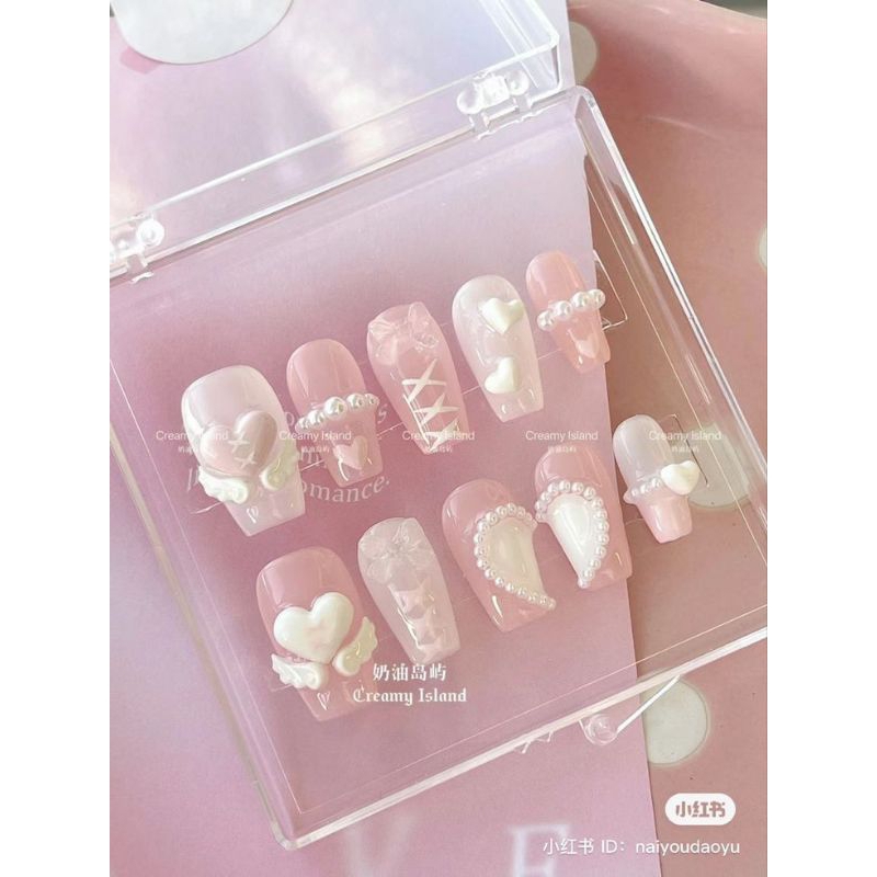 Móng giả_nail box móng thiết kế hàn dễ thương