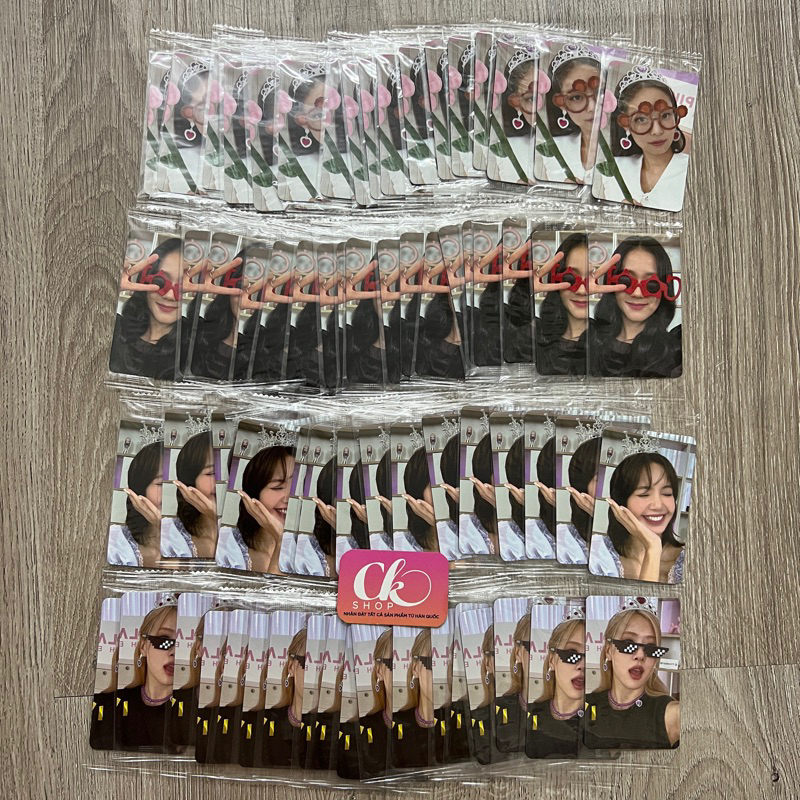 Bộ ảnh bo góc photocard BLACKPINK THE GIRLS