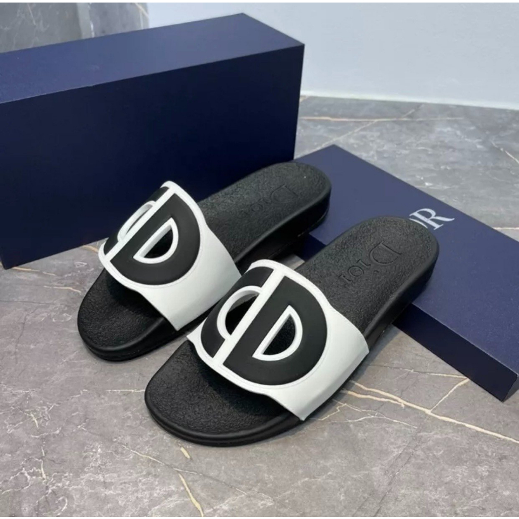 Dép Nam unisex dlor cực hót của năm họa tiết CD dập nôi - Tuandiep01.store