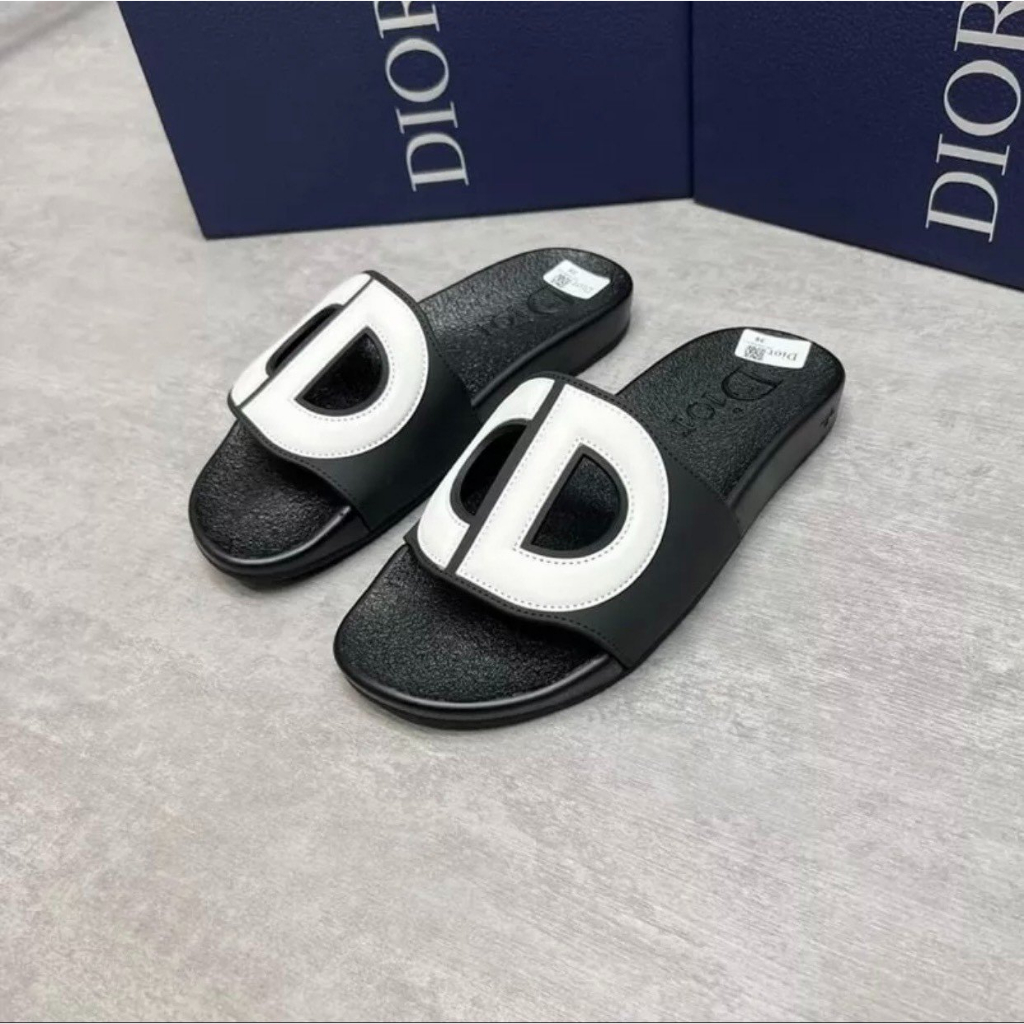 Dép Nam unisex dlor cực hót của năm họa tiết CD dập nôi - Tuandiep01.store
