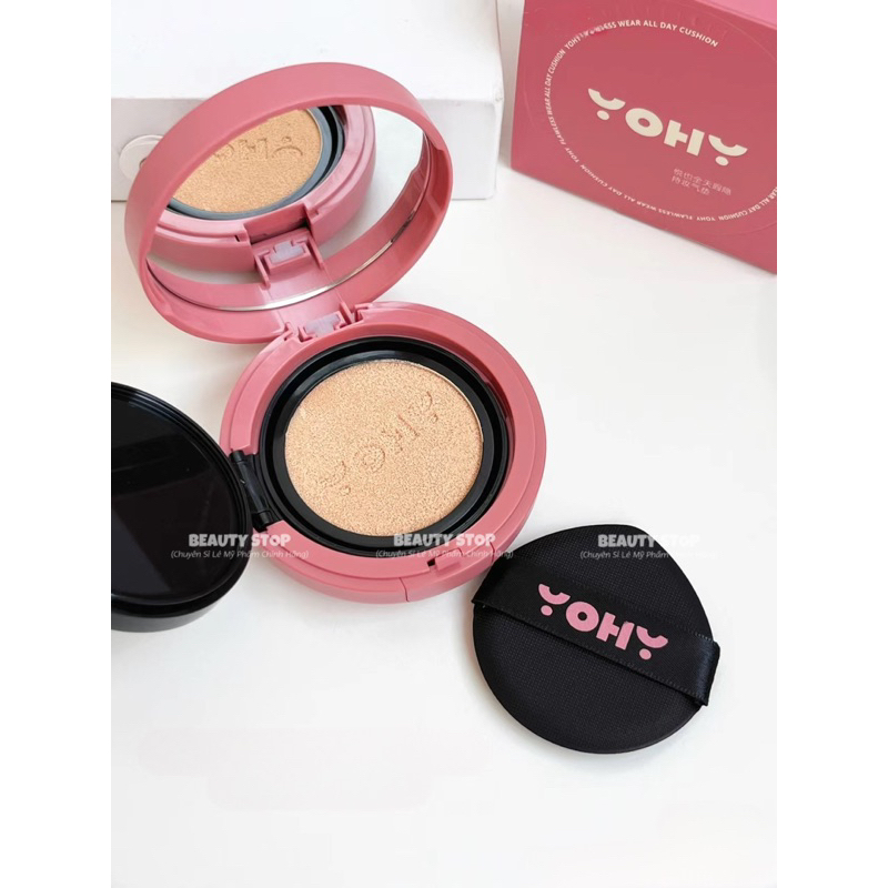 Cushion Kiềm Dầu Lâu Trôi, Mướt Mịn Tự Nhiên YOHY Kèm Lõi Thay