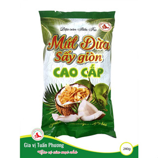 Mứt Dừa Sấy Giòn Cao Cấp 100g