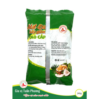 Mứt Dừa Sấy Giòn Cao Cấp 100g