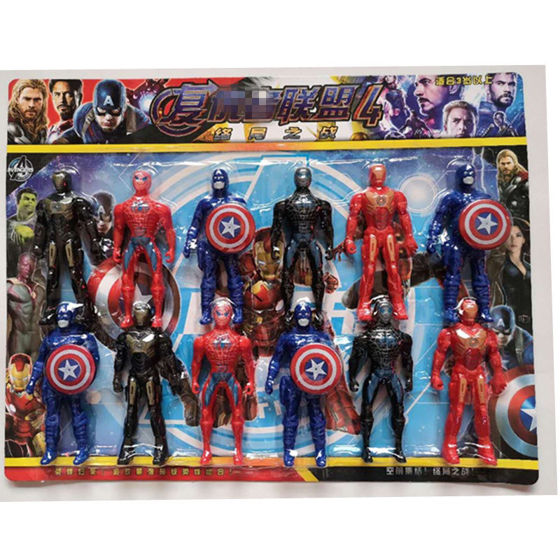 Vỉ siêu nhân anh hùng 12 siêu nhân cho bé trai