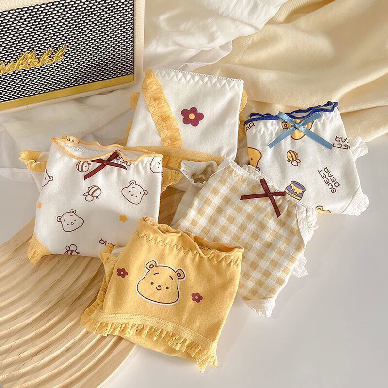 Combo 5 Quần Coton Cho Bé Gái