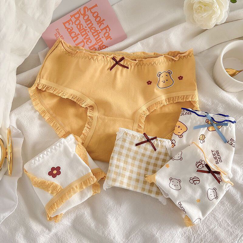 Combo 5 Quần Coton Cho Bé Gái