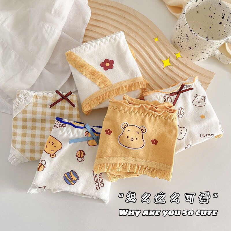 Combo 5 Quần Coton Cho Bé Gái