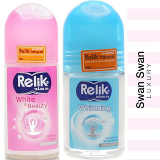 Lăn khử mùi trắng da Relik White & Beauty Màu hồng
