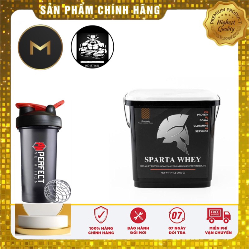 Whey SPARTA 69servings {Tặng Omega3 D3 K2 90v Ostrovit}