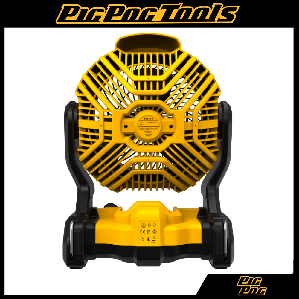 Quạt bàn pin 18/20V Dewalt DCE512