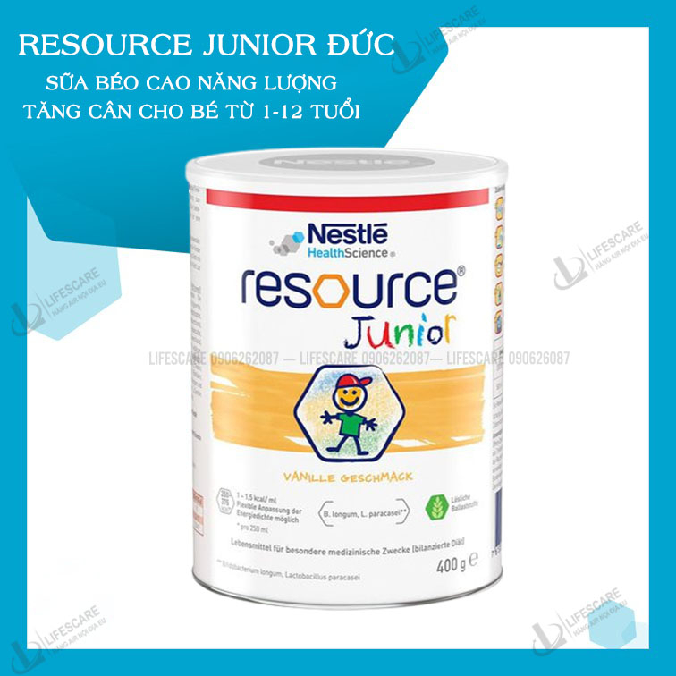 Sữa béo tăng cân Resource Junior Đức cho bé từ 1-12 tuổi,  400g