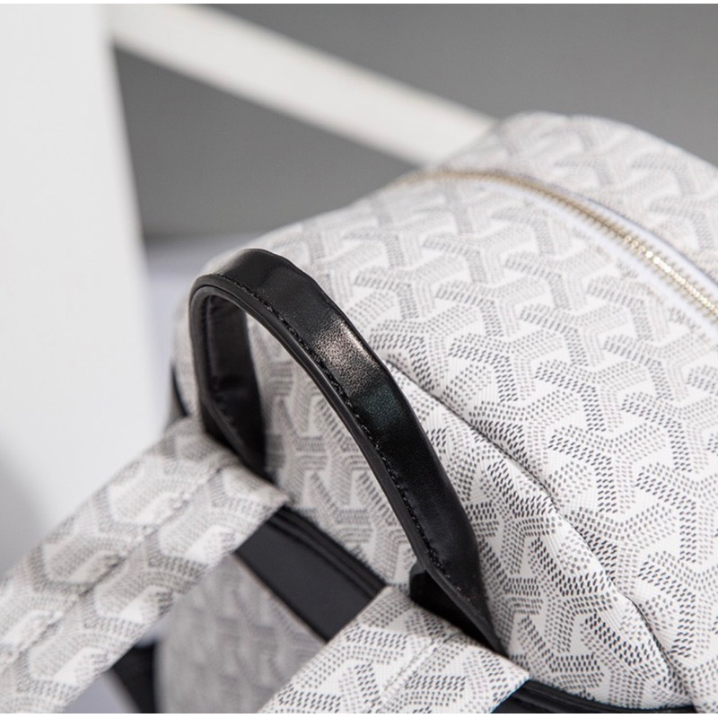 Balo QSN EDMOND MASION MONOGRAM Phi Hành Gia tặng kèm móc khoá ngựa da cao cấp đi học đựng laptop size L