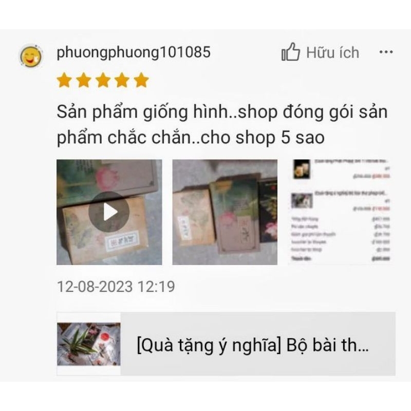 Bộ bài thư pháp GÓP NHẶT THƠ THIỀN | Bộ 55 thẻ |  7cm x 11cm | Lá duyên