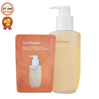 [ HOT ] Sửa rửa mặt dịu nhẹ làm sạch bụi bẩn tế bào chết sulwhasoo GENTLE  CLEANSING FOAM 4ML