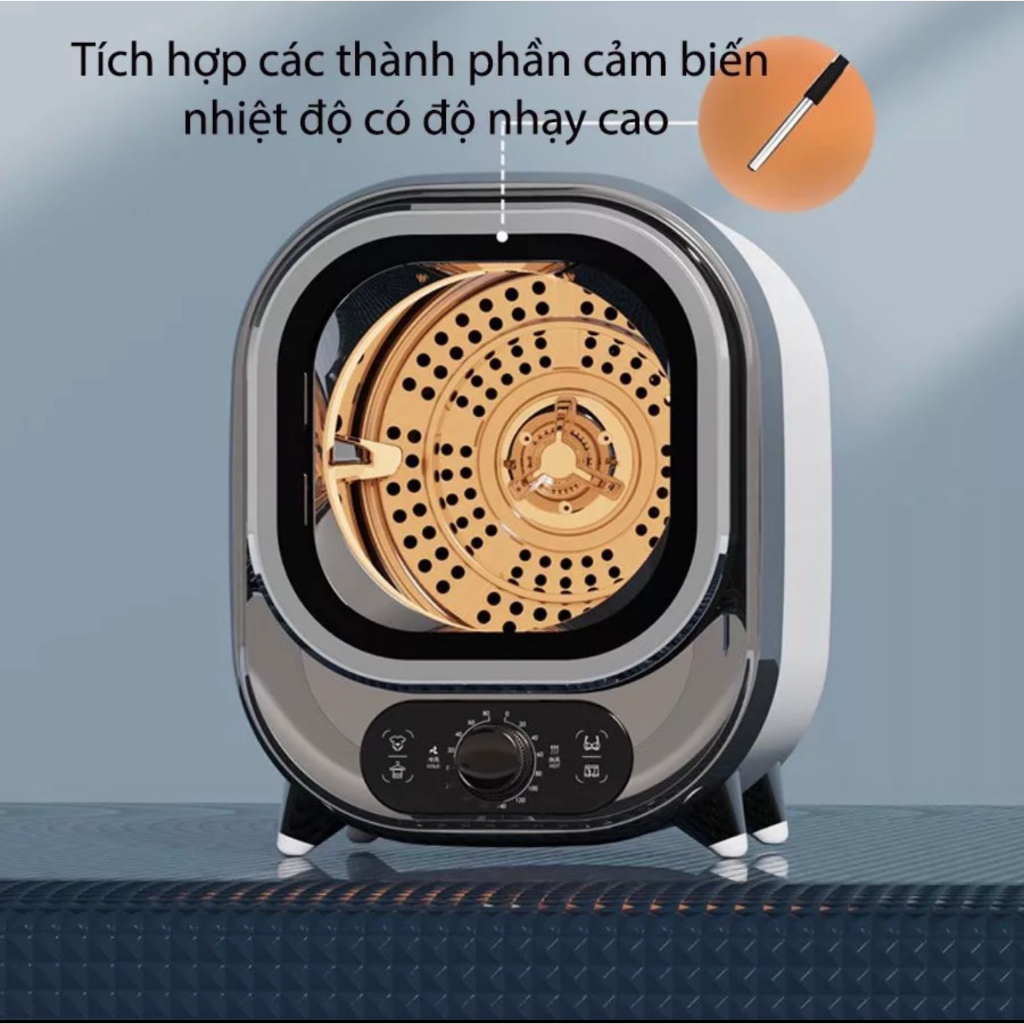 Máy Sấy Quần Áo Em Bé, Ta UV Diệt Khuẩn 99%, Có Sấy Nóng Và Lạnh - Bảo Hành 5 Năm