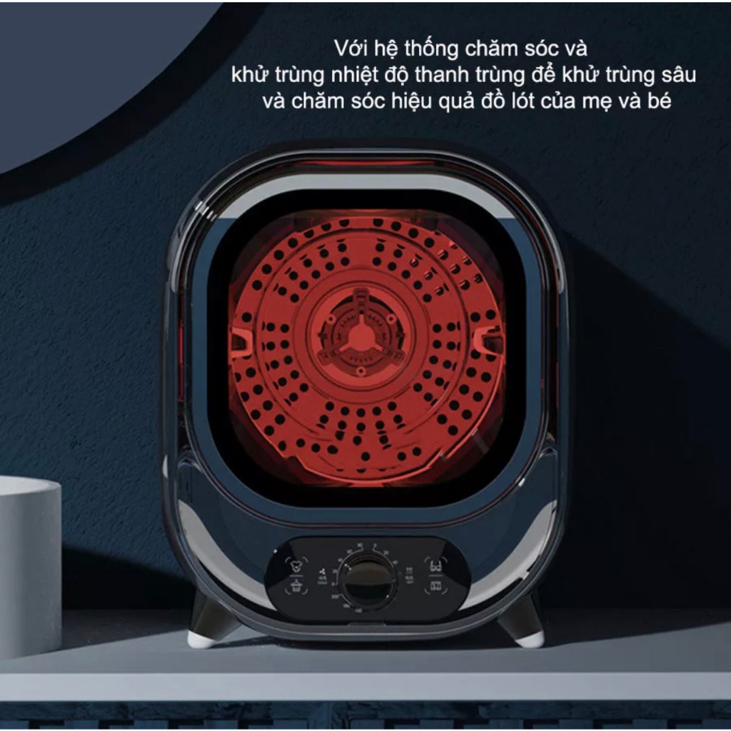 Máy Sấy Quần Áo Em Bé, Ta UV Diệt Khuẩn 99%, Có Sấy Nóng Và Lạnh - Bảo Hành 5 Năm