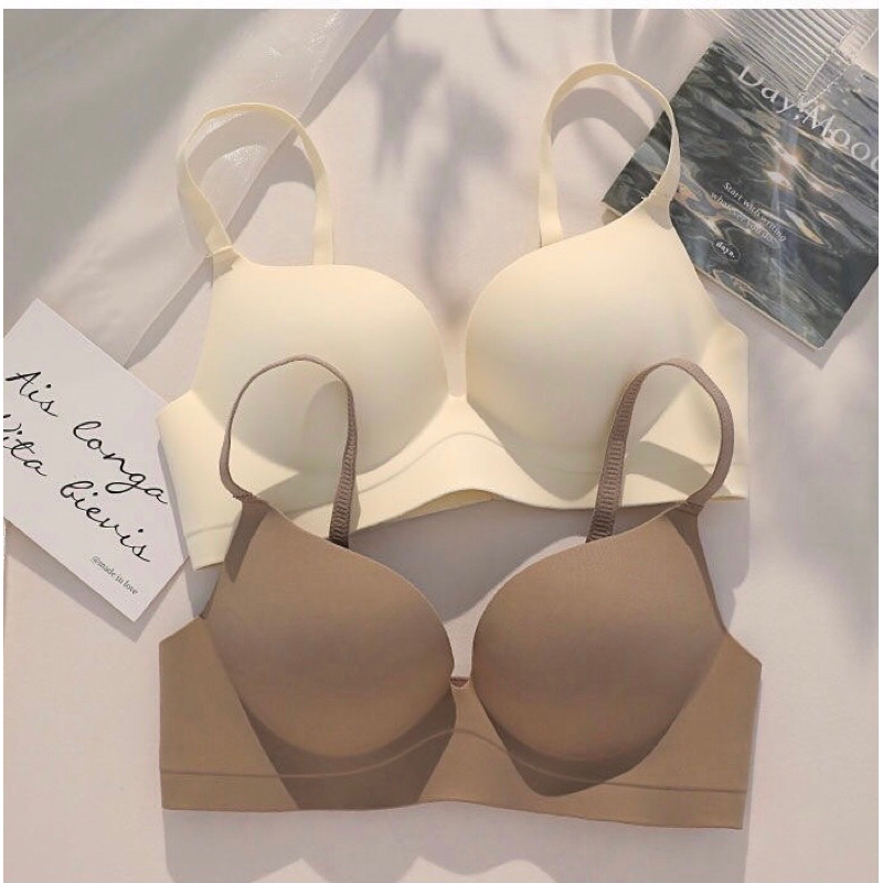 Áo lót su đúc nâng ngực không gọng,áo lót su trơn không viền,áo lót nâng ngực không đường may