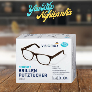 [HCM] Giấy Lau Kính Visiomax Hộp 52 Tờ Giúp Làm Sạch Và Bảo Vệ kính Nhập Đức Chính hãng
