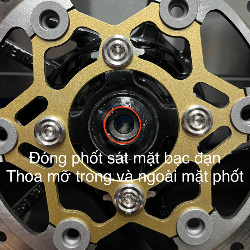 CANH BÁNH TRƯỚC CHE PHỐT EX135-150-155 YAZ SIRIUS