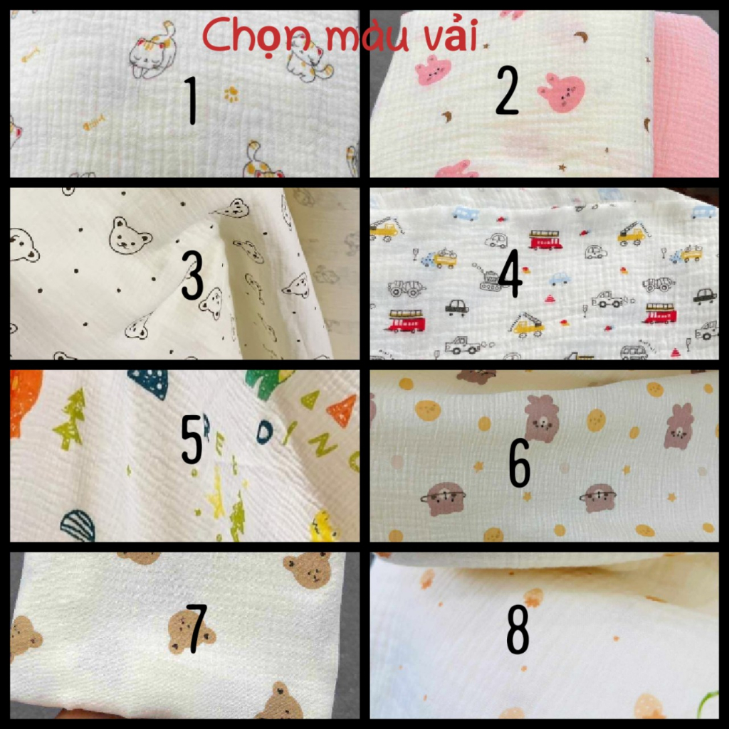 Gối Thêu Tên Bé Theo Yêu Cầu, Gối Sơ Sinh, Gối Trẻ Em, Vải Xô Muslin Nhiều Họa Tiết cute Và Nhiều KíchThước