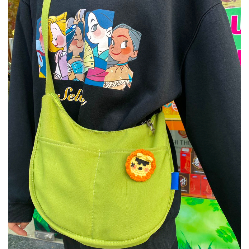 Ghim cài áo,túi,balo bằng len Nong Lion-GeminiFourth