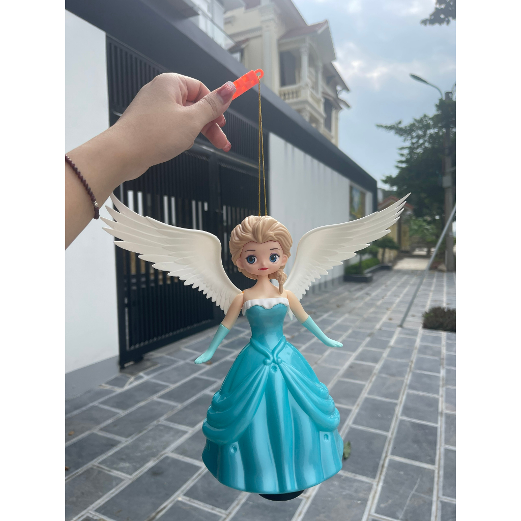 Đèn Lồng Trung Thu Phát Nhạc & Đèn hình Bạch Tuyết, Công Chúa, Elsa