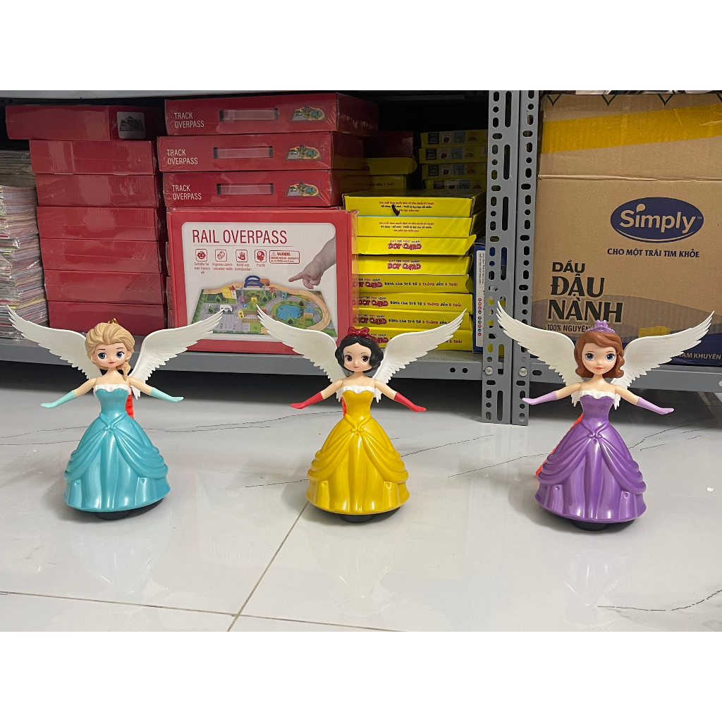 Đèn Lồng Trung Thu Phát Nhạc & Đèn hình Bạch Tuyết, Công Chúa, Elsa