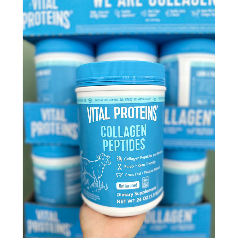 Bột pha uống Vital Proteins Collagen Peptides 284g và 680g
