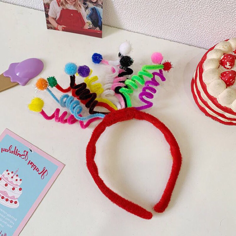 Băng Đô Cài Tóc Sinh Nhật Cute Hài Hước Ngộ Nghĩnh Vui Nhộn