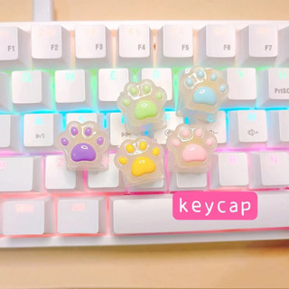 Keycap chân mèo cute Nút bàn phím cơ lẻ R4 PBT
