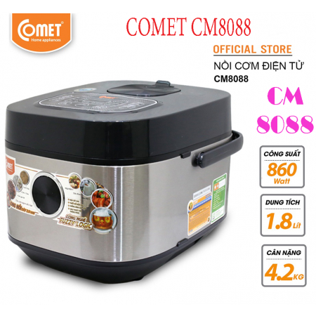 Nồi Cơm Điện Tử Comet CM8087 - CM8088 1.8 Lít