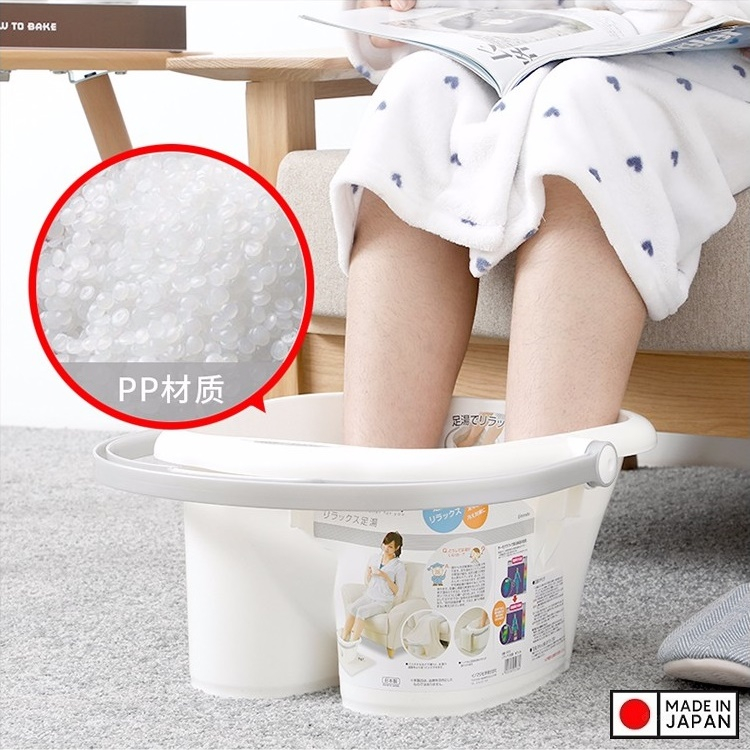 Chậu ngâm chân thư giãn Foot Massage Relax Ashiyu 13L - Hàng nội địa Nhật Bản