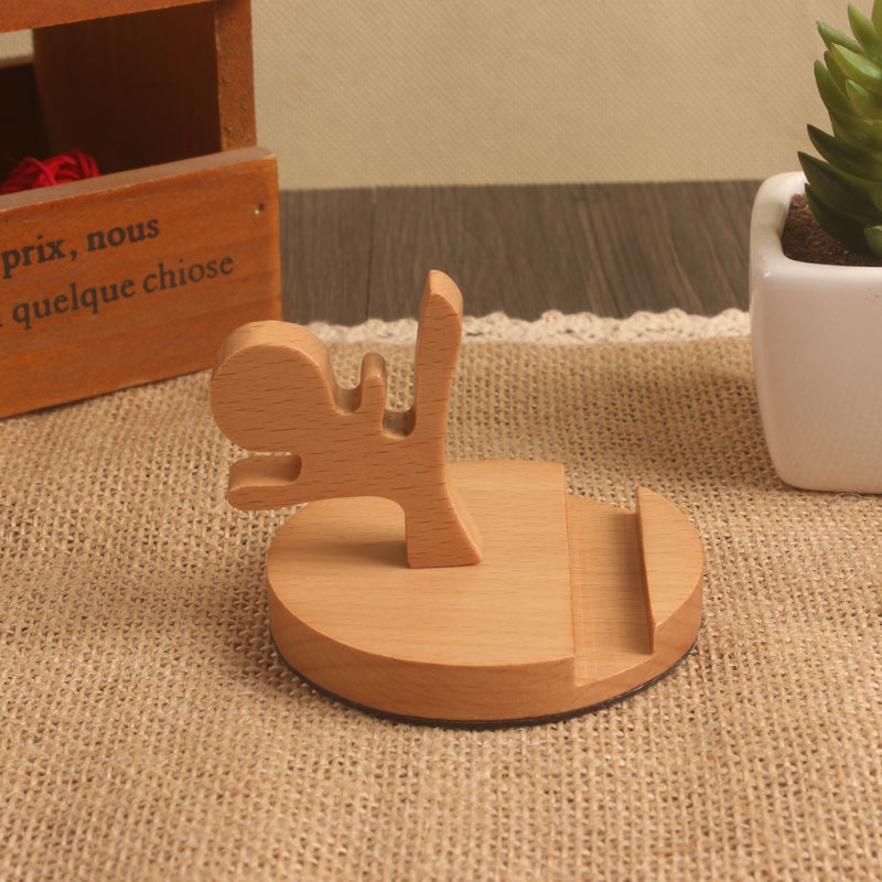 Kệ để điện thoại bằng gỗ xinh xắn, đáng yêu nhiều hình dáng - khodogohanoi