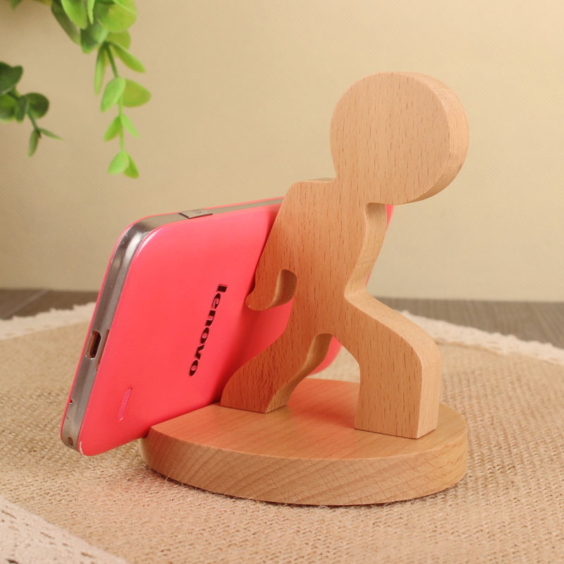 Kệ để điện thoại bằng gỗ xinh xắn, đáng yêu nhiều hình dáng - khodogohanoi