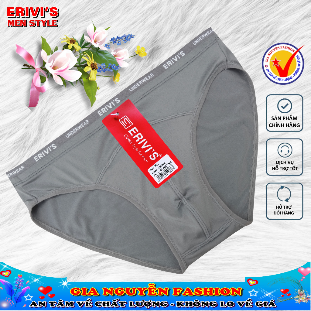 1 chiếc quần Erivis ER-066, quần lót nam thun lạnh bốn chiều. Hàng Việt Nam chất lượng cao