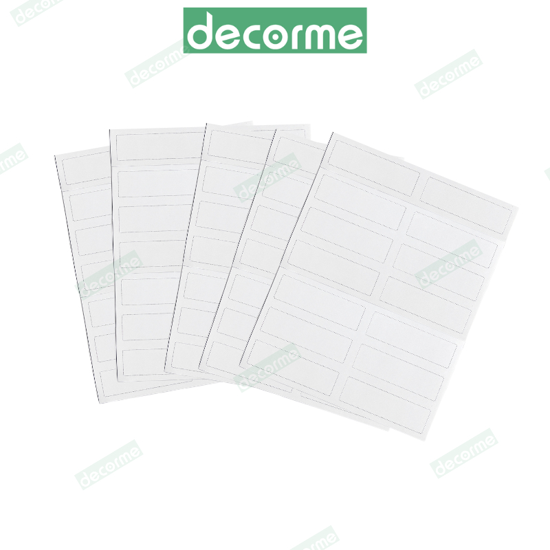 Sticker dán sổ tiết kiệm A6 sổ tay chi tiêu bìa da A6