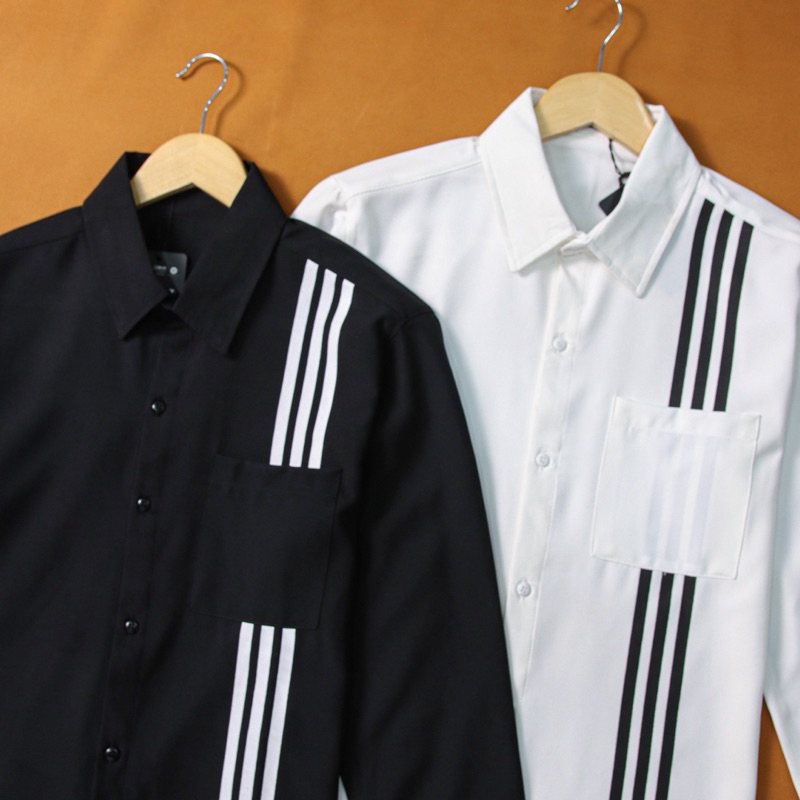 Áo Sơ Mi Nam Tay Dài PHỐI HOẠ TIẾT SMTD