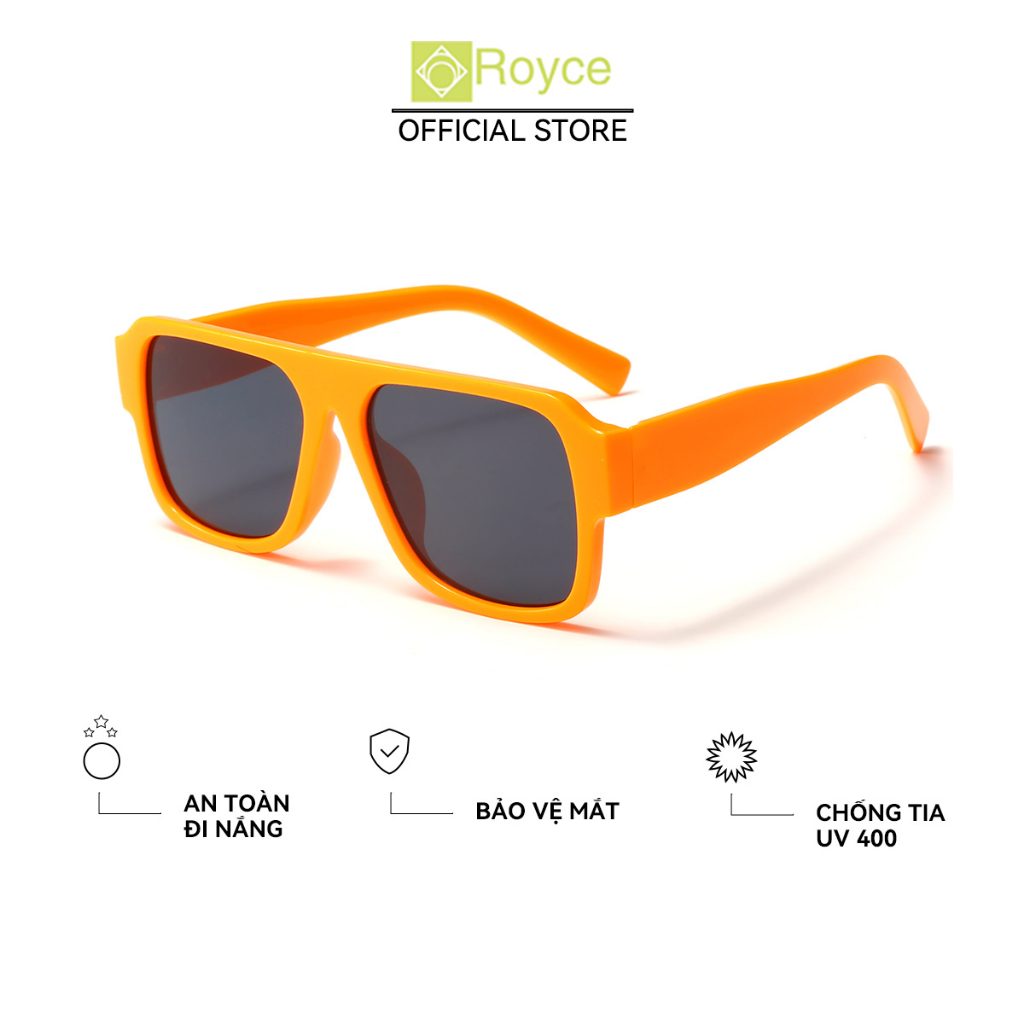 Mắt kính thời trang cao cấp ROYCE hot trend chống nắng, chống tia UV400, 2249
