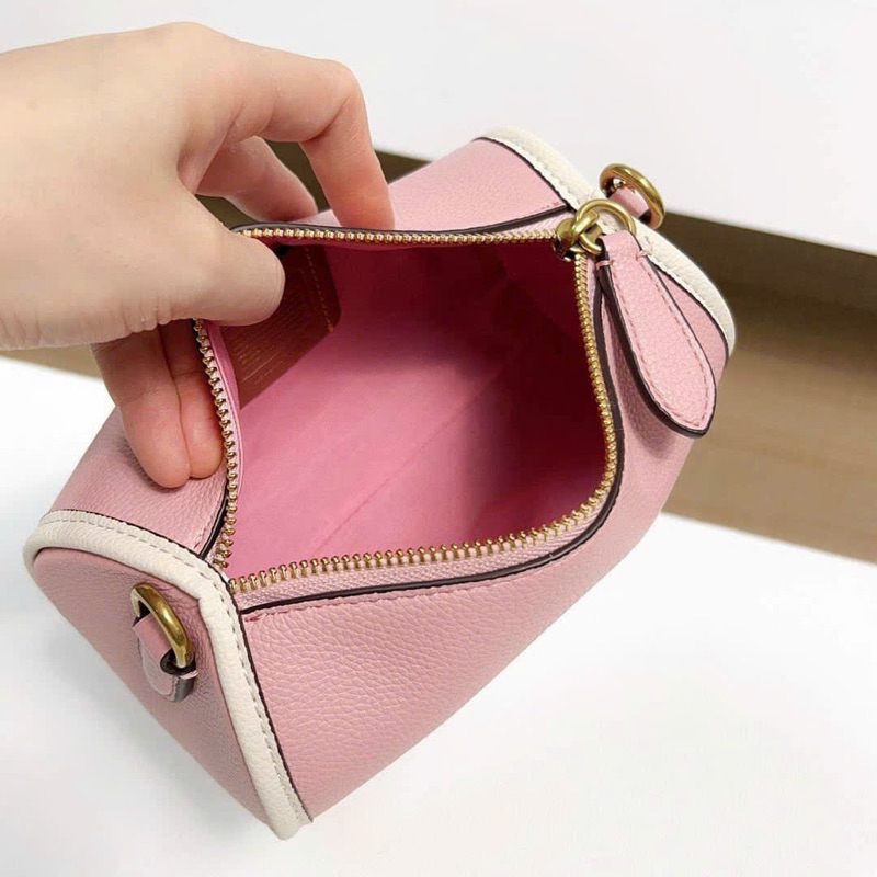 Túi trống da mini đeo vai đeo chéo