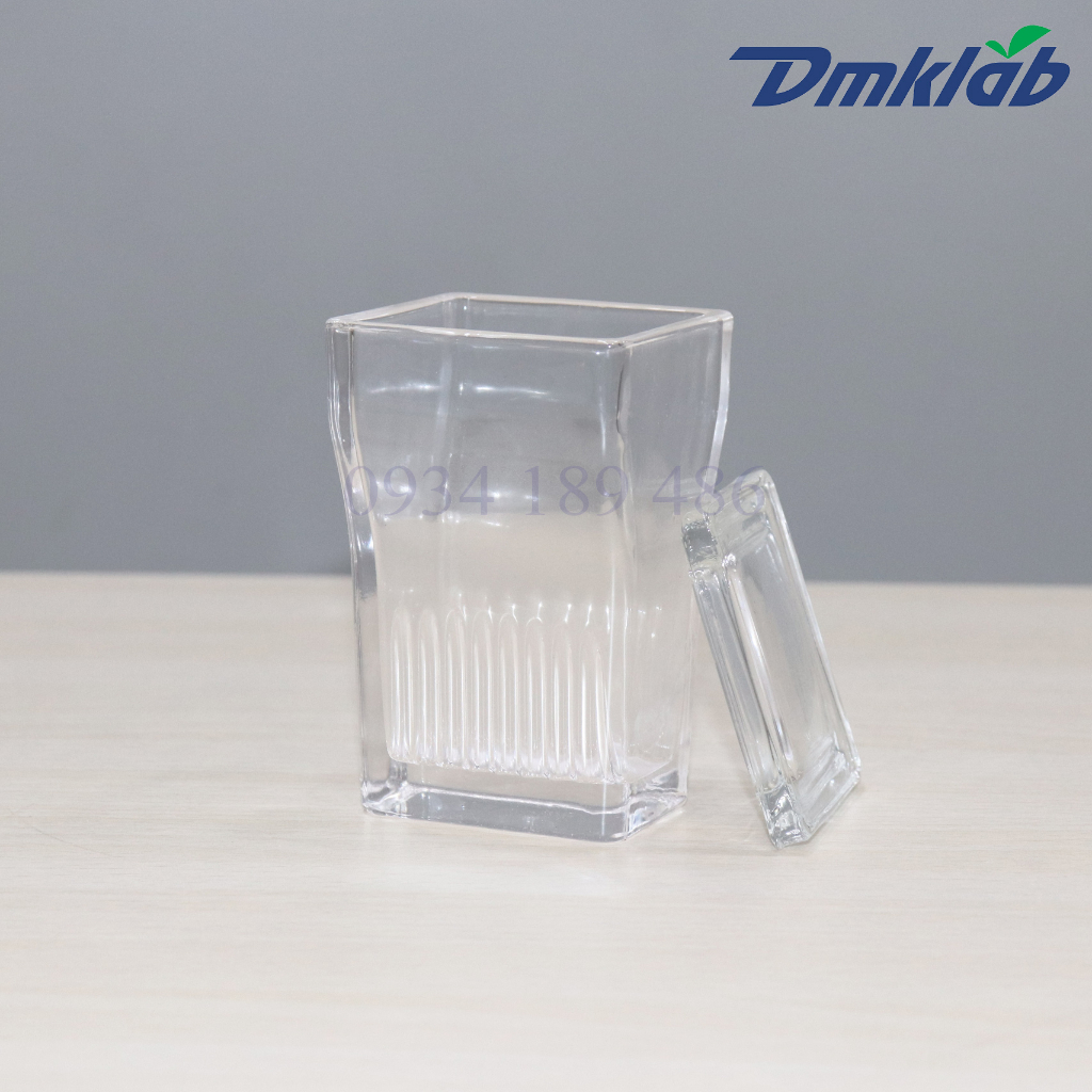 Cốc nhuộm lam thủy tinh thẳng đứng 9 vị trí