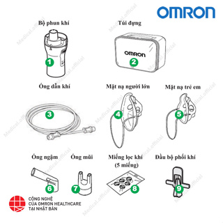 Phụ kiện máy xông OMRON NE-C28, NE-C29 - Chính hãng OMRON