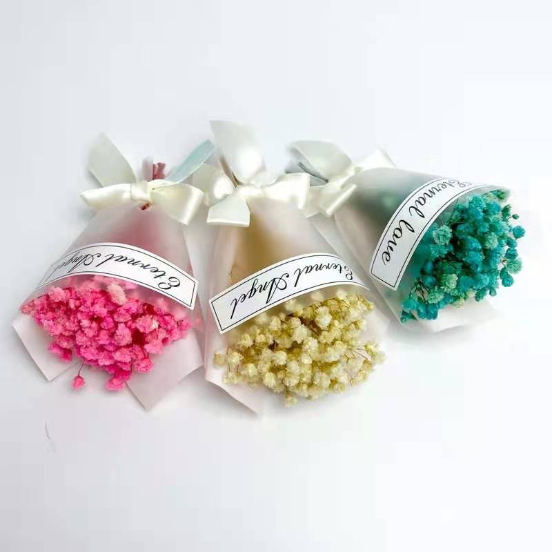 Bó hoa khô mini phụ kiện trang trí