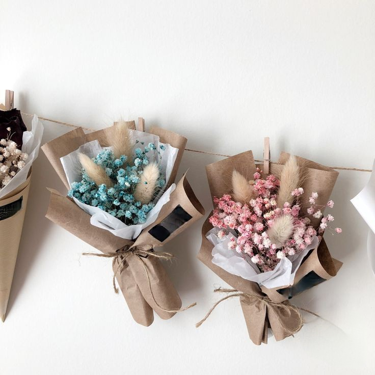 Bó hoa khô bền đẹp mix đủ màu