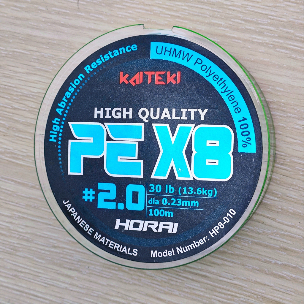 Dây câu cá size chuẩn PE Horai X8 100m