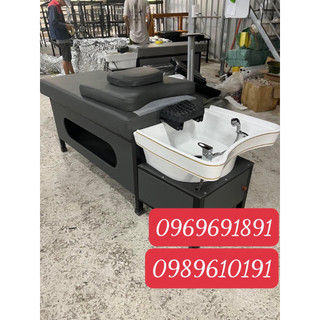 Giường gội đầu 2in1 chân sắt, Giường gội đầu dưỡng sinh 2in1, giường gội đầu dưỡng sinh chân sắt