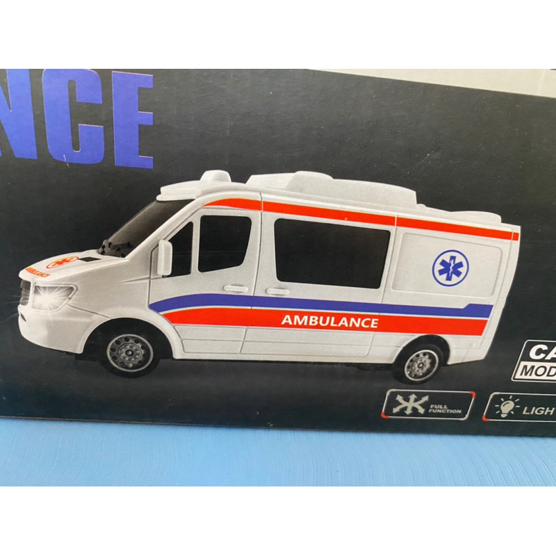 Xe cứu thương điều khiển từ xa có đèn pha chiếu sáng phía trước QH203