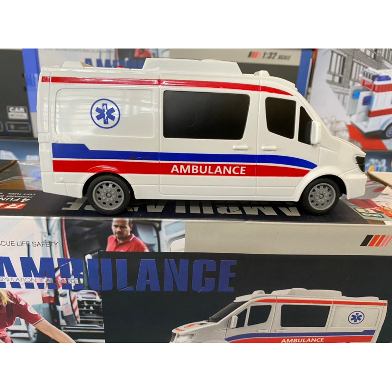 Xe cứu thương điều khiển từ xa có đèn pha chiếu sáng phía trước QH203
