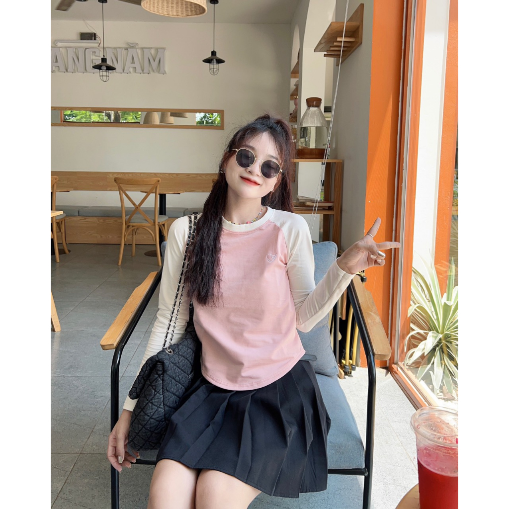 Áo thun babytee dài tay bazic - Retrostyle - Aobabytee2604_P12K14