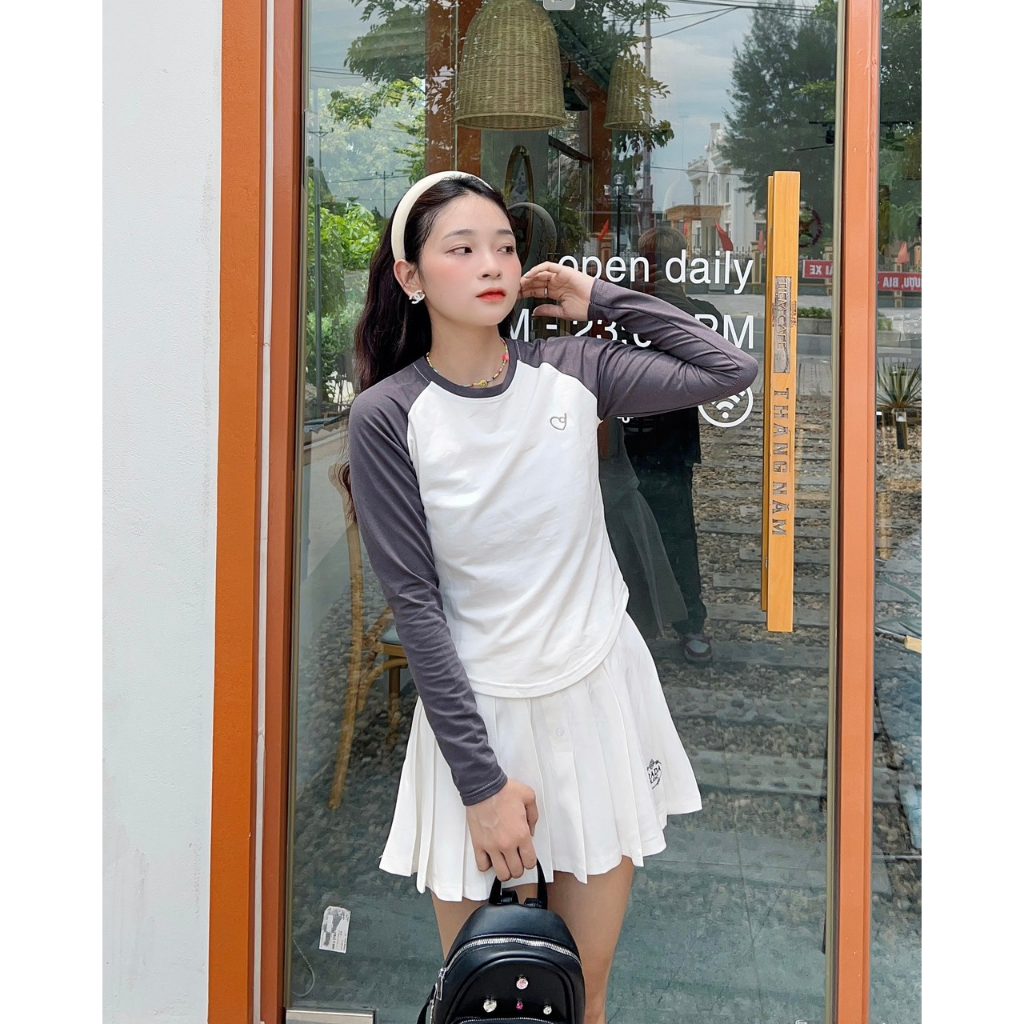 Áo thun babytee dài tay bazic - Retrostyle - Aobabytee2604_P12K14