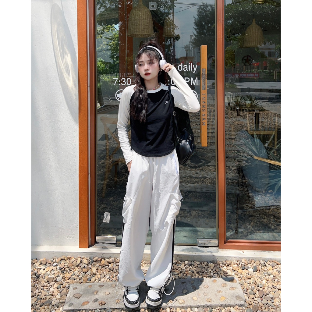 Áo thun babytee dài tay bazic - Retrostyle - Aobabytee2604_P12K14